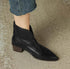 Simple Solid Color And Nude Ankle Boots For Women BadAssWear.fi