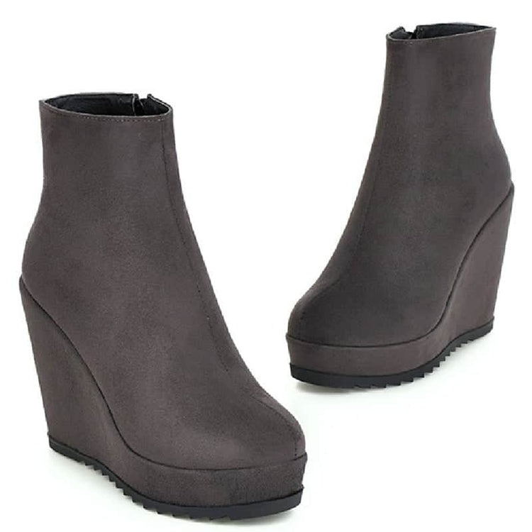 Autumn And Winter Women Platform Platform Wedge Boots BadAssWear.fi