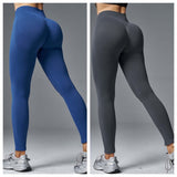 Peach Hip Tight Mid Waist Yoga Pants Hip Lifting Running Fitness BadAssWear.fi