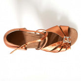 Professional Latin Dancer Diamond Buckle High-end Dance High Heels BadAssWear.fi