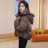 Versatile Loose Thick Bread Down Cotton-padded Jacket BadAssWear.fi