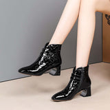 Burgundy High Heels Print Martin Boots BadAssWear.fi