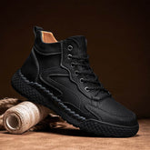 Winter Plush Insulated High Top Leather Shoes BadAssWear.fi