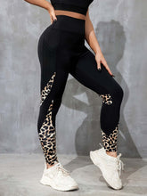 Color Contrast Patchwork Fashion Hip Raise High Waist Tight Sports Yoga Pants Leggings BadAssWear.fi