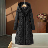 Down Cotton Coat Women's Mid-length Jacket BadAssWear.fi