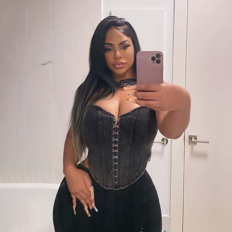 Autumn Denim Hollow Vest Top Women&