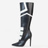 Black And White Color Simple Fashion Boots Women&