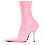 Womens Pointy Toe Elastic Boots, With Colorful , High Heels And Stiletto, Short Socks, New BadAssWear.fi