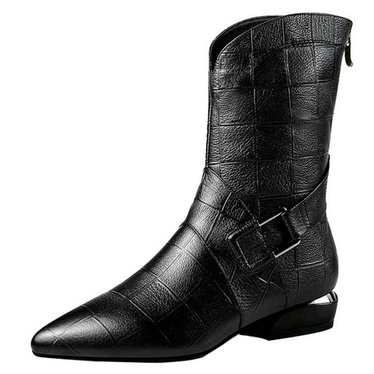 Women Boots Winter Ladies Flat Shoes Plus Size BadAssWear.fi