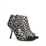 Glimmering Gala Rhinestone Mesh Stiletto Heels