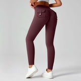 Fitness Yoga Pants For Women High-waisted Butt-lifting Stretchy Form-fitting Workout Tights BadAssWear.fi