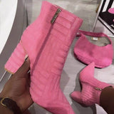 Heeled Boots For Women Fashion Pionted Toe Shoes BadAssWear.fi
