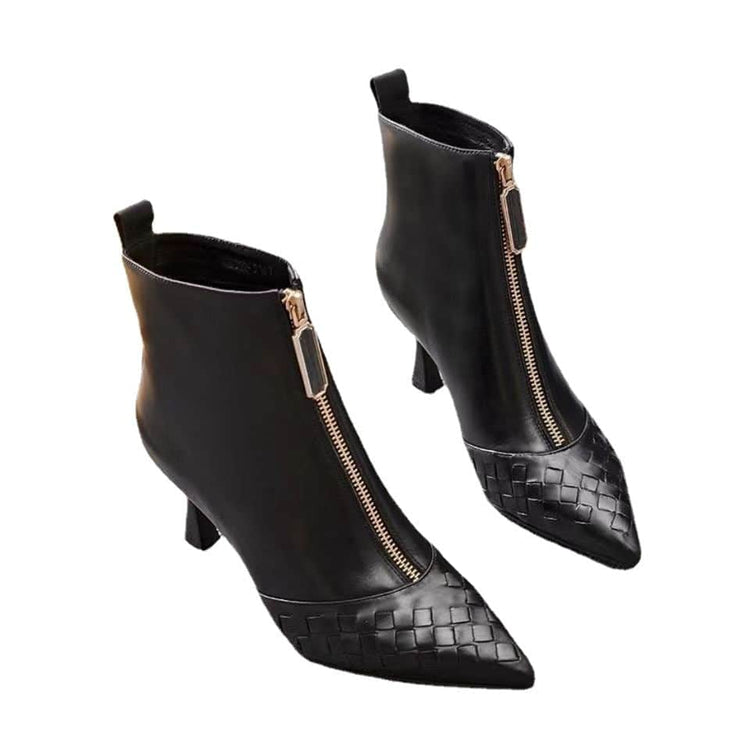 Pointed Toe Stiletto Heel Ankle Boots For Women BadAssWear.fi