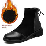 Soft Leather Soft Bottom Stitching Martin Boots For Women BadAssWear.fi