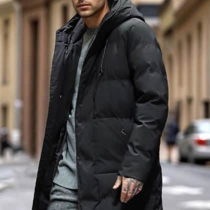 Thickened Warm Casual Cotton Coat BadAssWear.fi