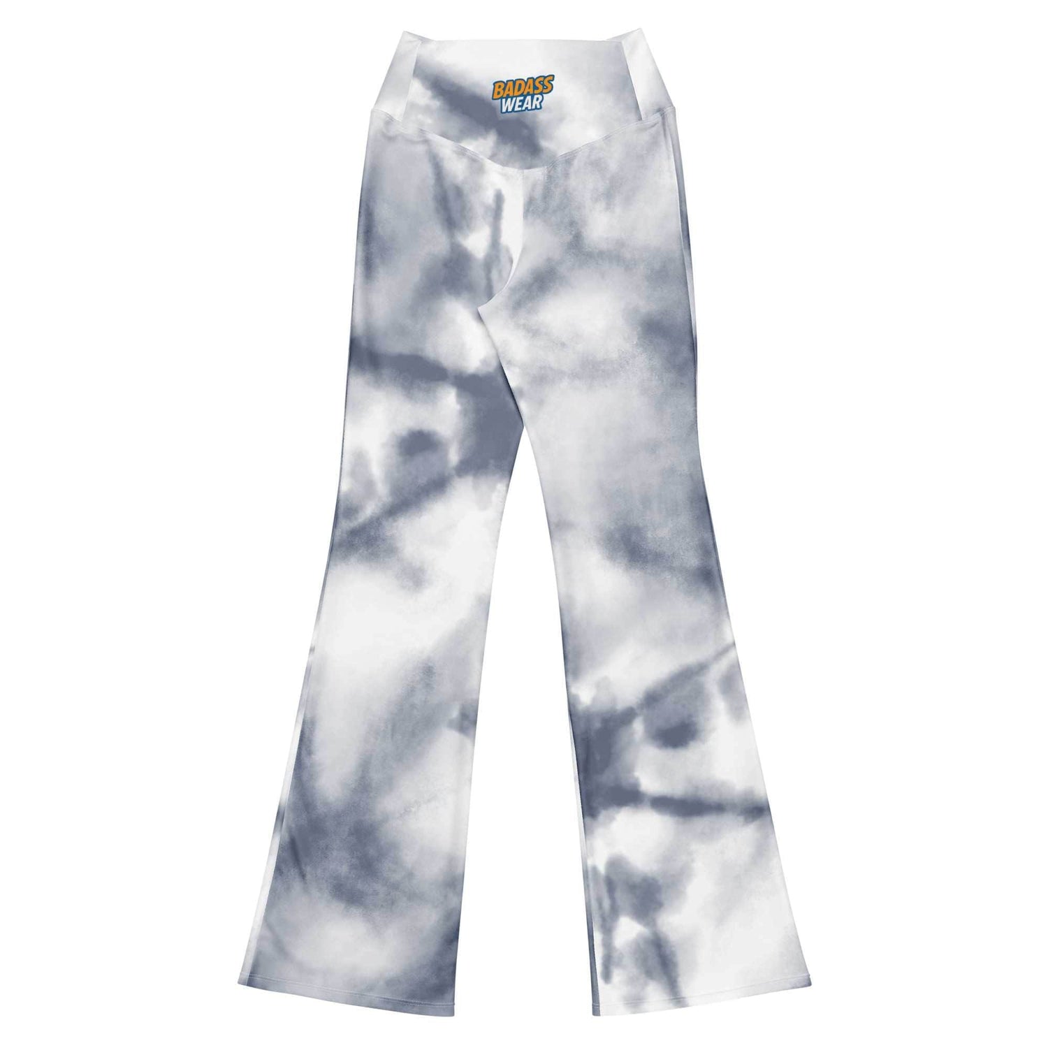 Trendy Tie-Dye Flared Leggings BadAssWear.fi