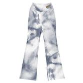 Trendy Tie-Dye Flared Leggings BadAssWear.fi