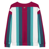 Stylish Comfort: Striped Recycled Sweatshirt for Men BadAssWear.fi