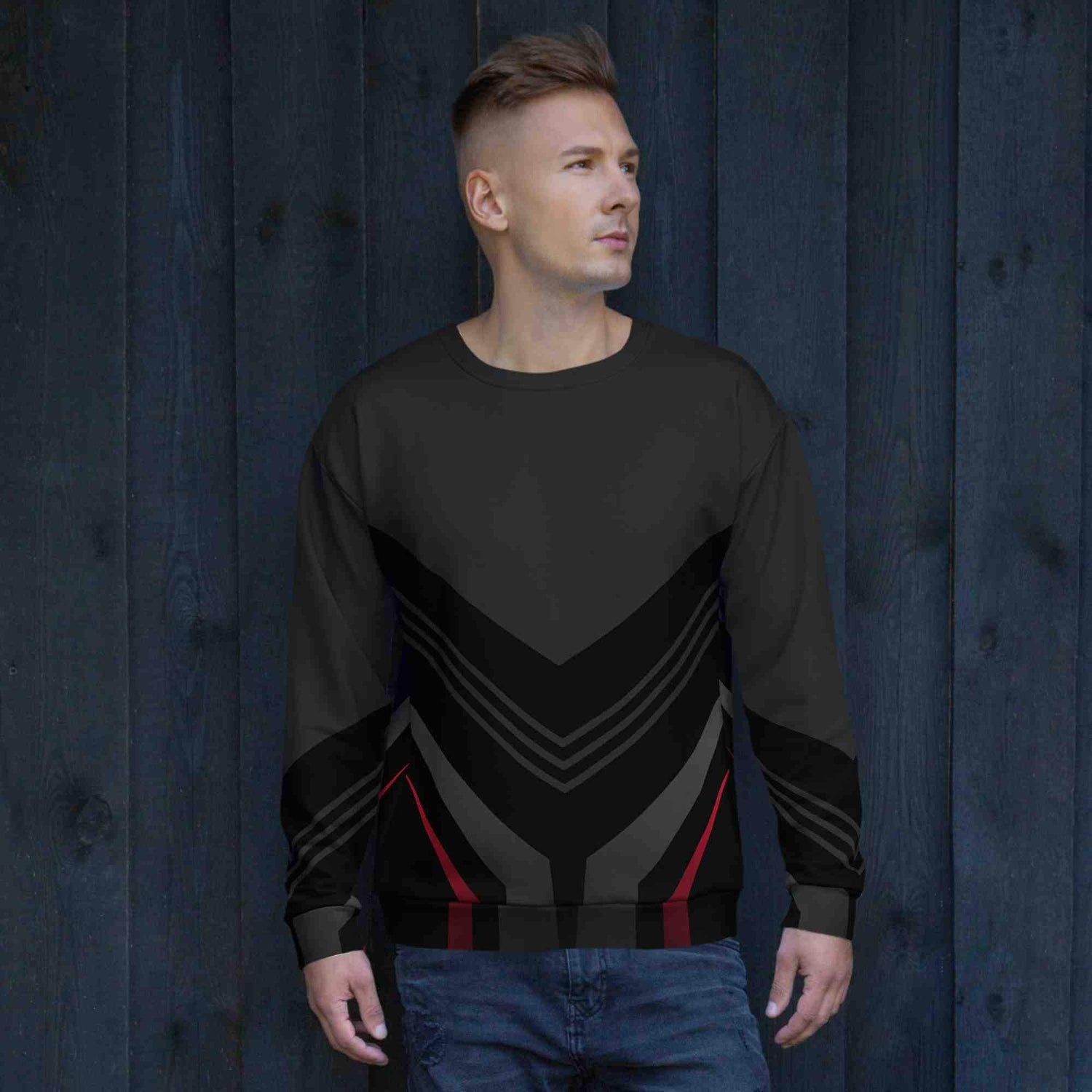 Speed and Style: Graphic Sweatshirt for Men BadAssWear.fi