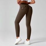 Fitness Yoga Pants For Women High-waisted Butt-lifting Stretchy Form-fitting Workout Tights BadAssWear.fi