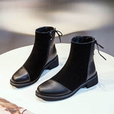 Soft Leather Soft Bottom Stitching Martin Boots For Women BadAssWear.fi