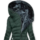Slim-fit Cotton-padded Jacket Coat Hooded BadAssWear.fi