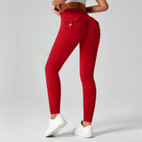 Fitness Yoga Pants For Women High-waisted Butt-lifting Stretchy Form-fitting Workout Tights BadAssWear.fi