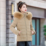 Removable Cap Down Cotton Small Padded Jacket BadAssWear.fi