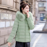 Removable Cap Down Cotton Small Padded Jacket BadAssWear.fi