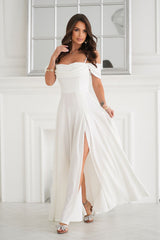  Long dress model 208193 Bicotone 