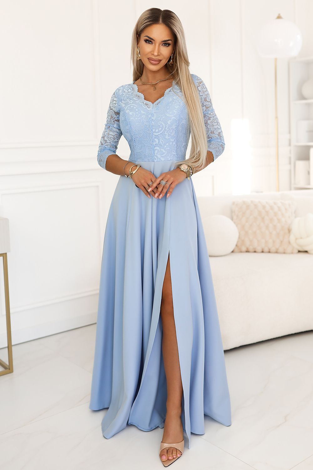  Long dress model 227721 Numoco 