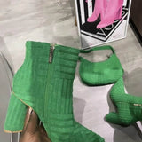 Heeled Boots For Women Fashion Pionted Toe Shoes BadAssWear.fi