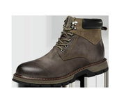 Winter Leather Martin Boots Men&