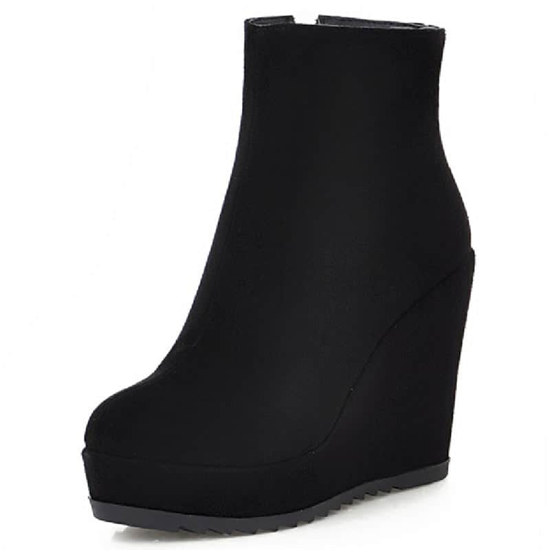 Autumn And Winter Women Platform Platform Wedge Boots BadAssWear.fi