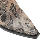 Women's Fashionable Totem Embroidered Ankle Boots BadAssWear.fi