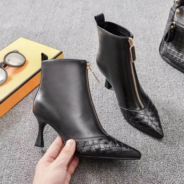 Pointed Toe Stiletto Heel Ankle Boots For Women BadAssWear.fi