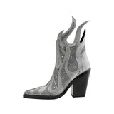 Women's Fashionable Totem Embroidered Ankle Boots BadAssWear.fi