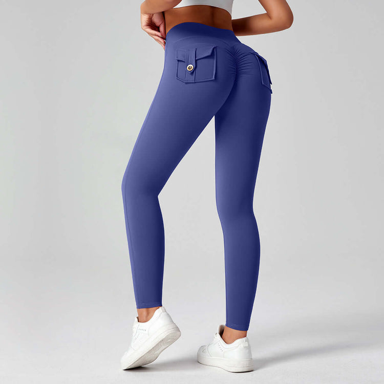 Fitness Yoga Pants For Women High-waisted Butt-lifting Stretchy Form-fitting Workout Tights BadAssWear.fi