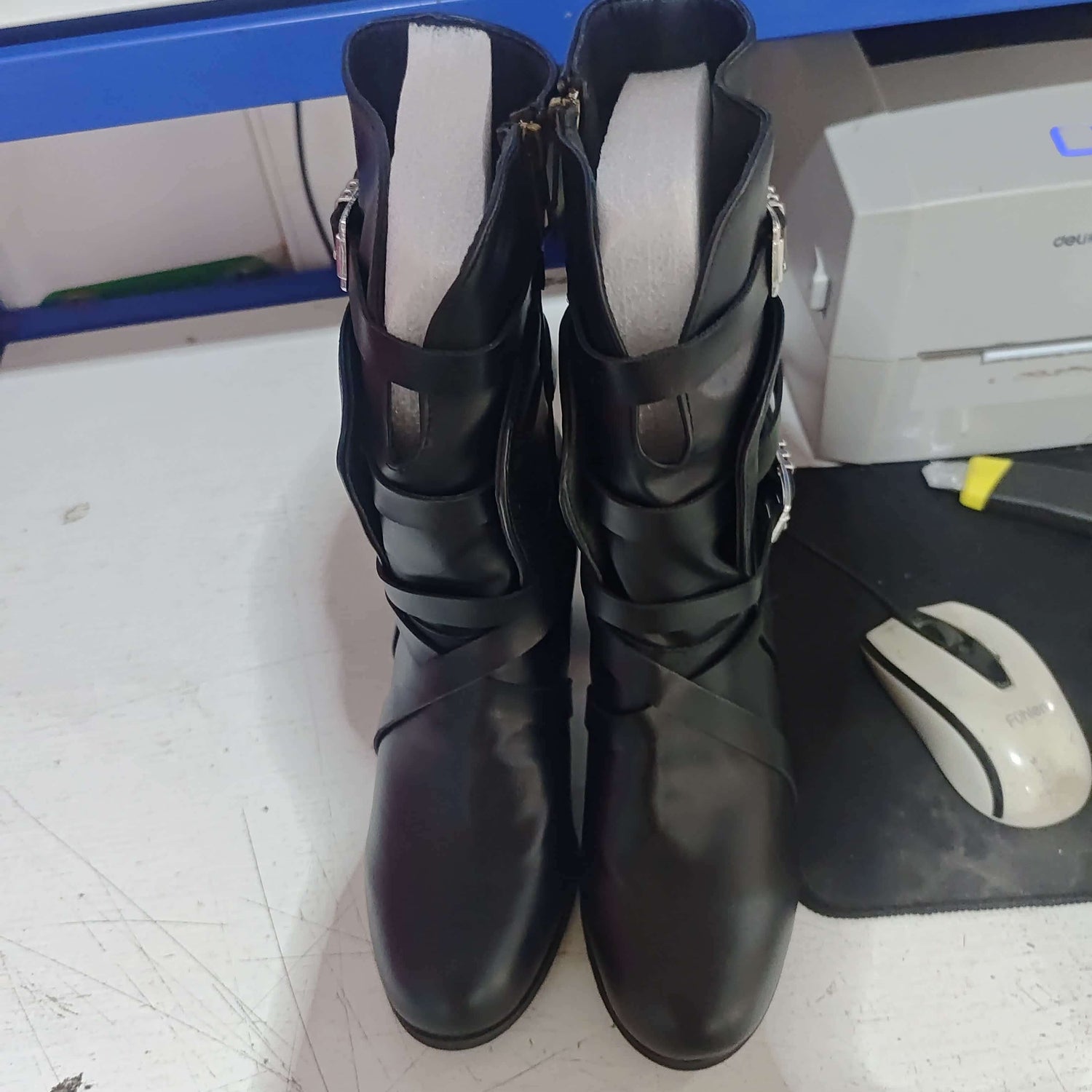 Ladies leather boots BadAssWear.fi