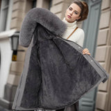 Women's Clothing Velvet Padded Thickened Coat BadAssWear.fi