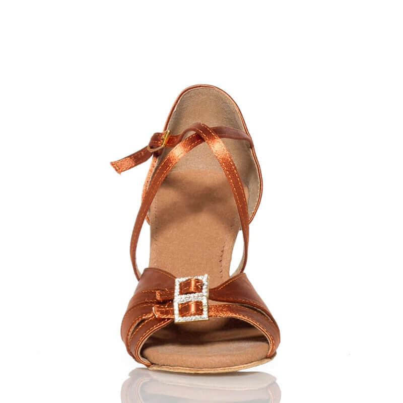 Professional Latin Dancer Diamond Buckle High-end Dance High Heels BadAssWear.fi