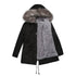 Parka Cotton-padded Coat Mid-length Hooded BadAssWear.fi