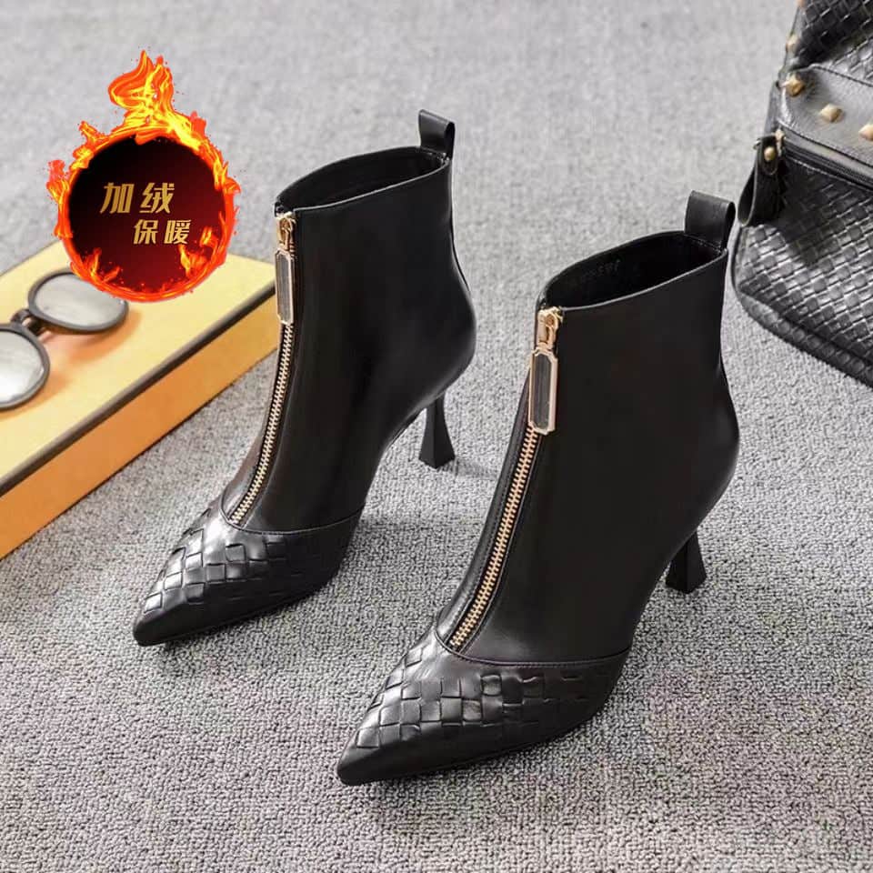 Pointed Toe Stiletto Heel Ankle Boots For Women BadAssWear.fi