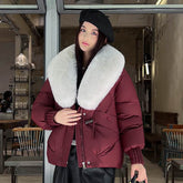Large Size Straight Thickened Cotton-padded Coat BadAssWear.fi