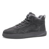 Winter Warm Cotton Shoes Men's Mid-top Trendy BadAssWear.fi