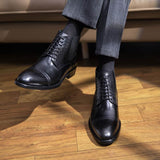 Martin Boots Men's Models Autumn And Winter In Simple Retro Leather BadAssWear.fi