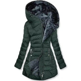 Slim-fit Cotton-padded Jacket Coat Hooded BadAssWear.fi