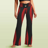 Flare Leggings – (Red/Black Edition) BadAssWear.fi