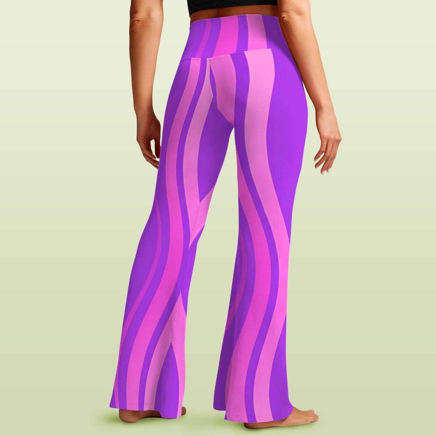 Colorful and Comfortable Flare Leggings BadAssWear.fi