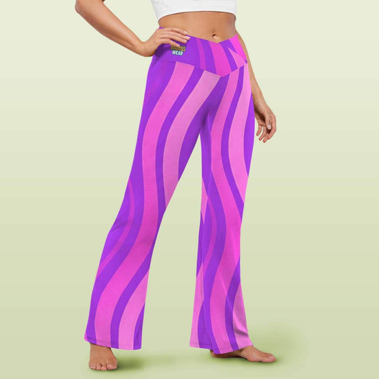 Colorful and Comfortable Flare Leggings BadAssWear.fi